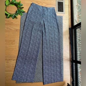 Express Lightweight Gray & Black Wide Leg Pant